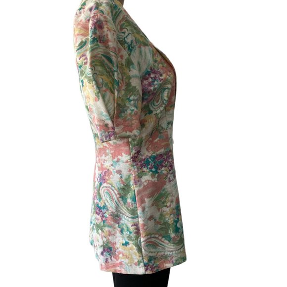 Vintage Judy Knapp Double Button Size S Blazer Top - Picture 2 of 8